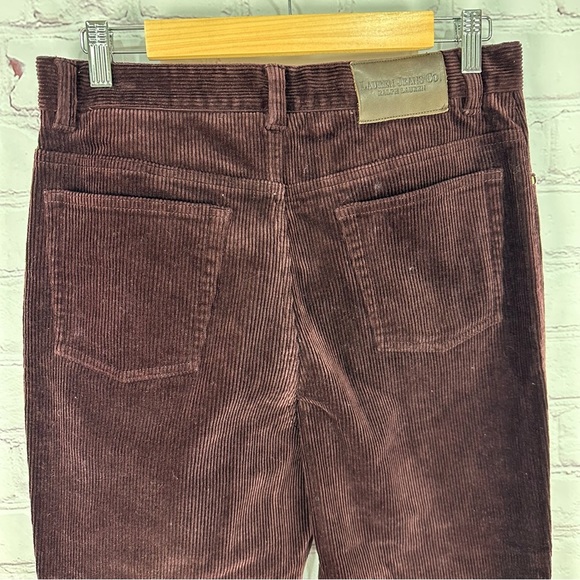 Ralph Lauren corduroy burgundy pants - Picture 3 of 11